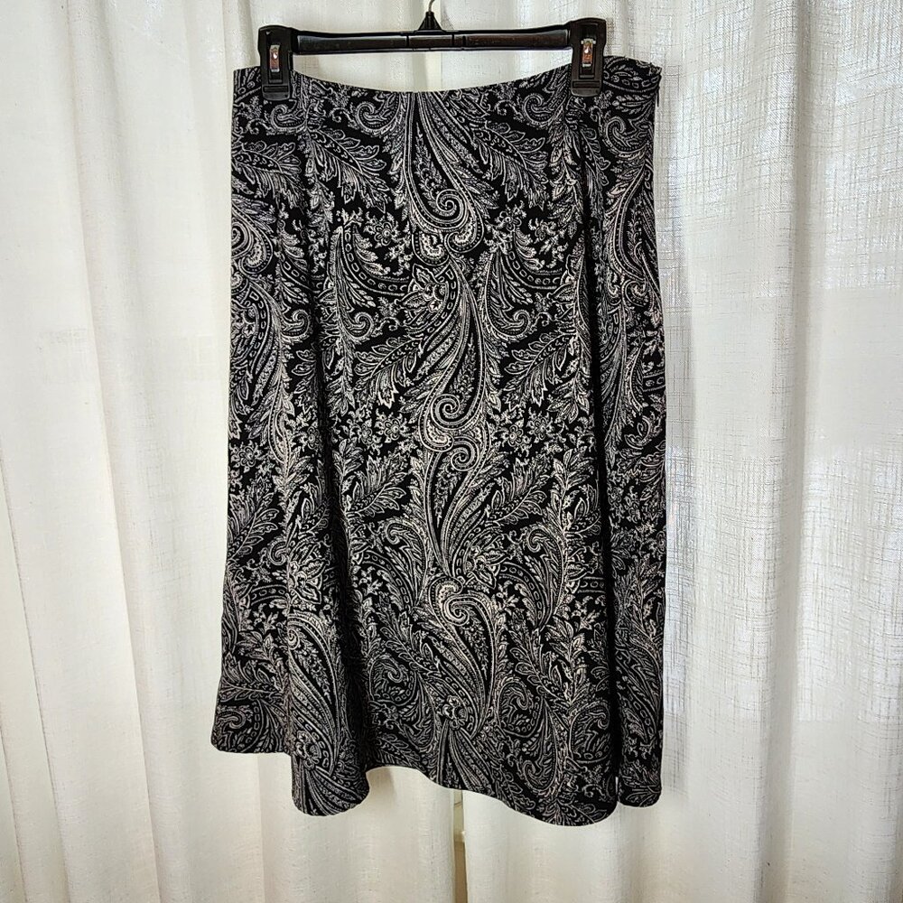 Circle Skirt, Black and White, New York & Co. size 10